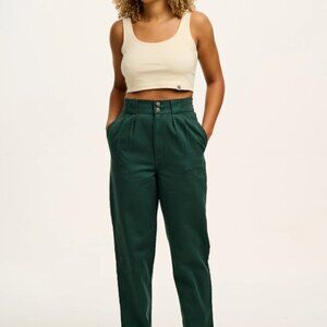 Lucy and Yak - Addison Twill Trouser - Posy Green
